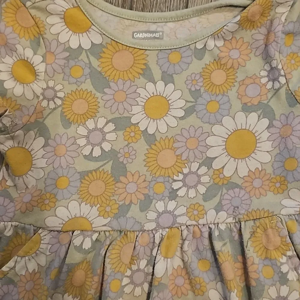 Carter's Vibrant Blue and Yellow Casual Dress